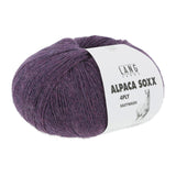 Lang Yarns Alpaca Soxx 4-ply Yarn, 390m / 100g – Lilac Mélange (0147)