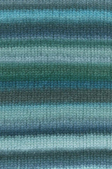 Lang Yarns Cloud Yarn, 260m / 100g – Blue/Turquoise (0011), yarn texture