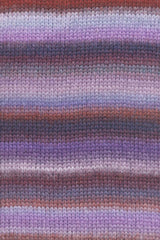 Lang Yarns Cloud Yarn, 260m / 100g – Lavender/Petrol/Pink (0018), yarn texture