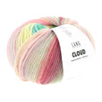 Lang Yarns Cloud Yarn, 260m / 100g – Yellow/Green/Turquoise/Pink (0029)