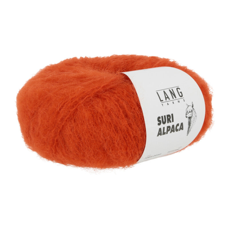 Lang Yarns Suri Alpaca – 25g / 100m – Orange (0059)