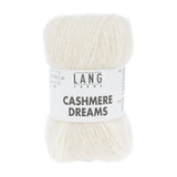 Lang Yarns Cashmere Dreams Yarn, 290m / 25g – Offwhite (0094)