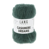 Lang Yarns Cashmere Dreams Yarn, 290m / 25g – Bottle Green (0118)
