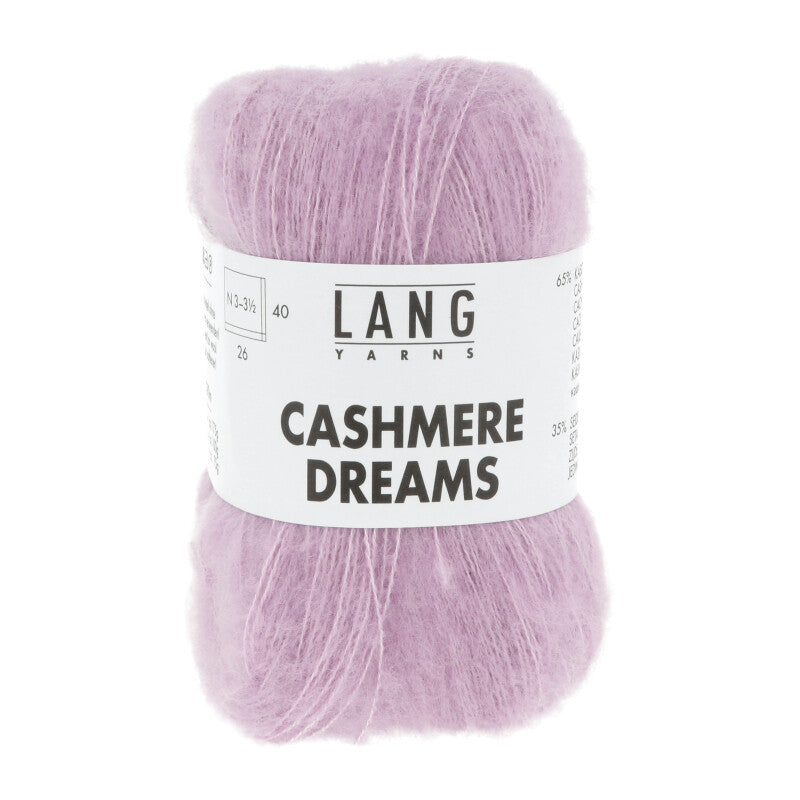 Lang Yarns Cashmere Dreams Yarn, 290m / 25g – Light Rose (0209)