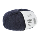 Lang Yarns Alpaca Soxx 6-ply Yarn, 390m / 150g – Blue Marine Mélange (0035)
