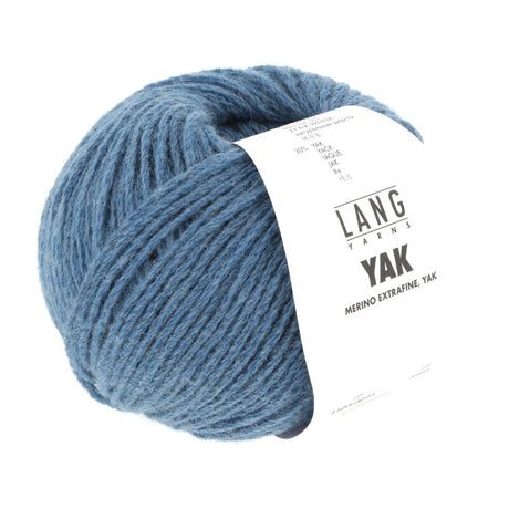 Lang Yarns Yak – 50g / 120m – Azure Mélange (0021)