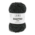 Lang Yarns Quattro Lamé – 50g / 120m – Black (0004)