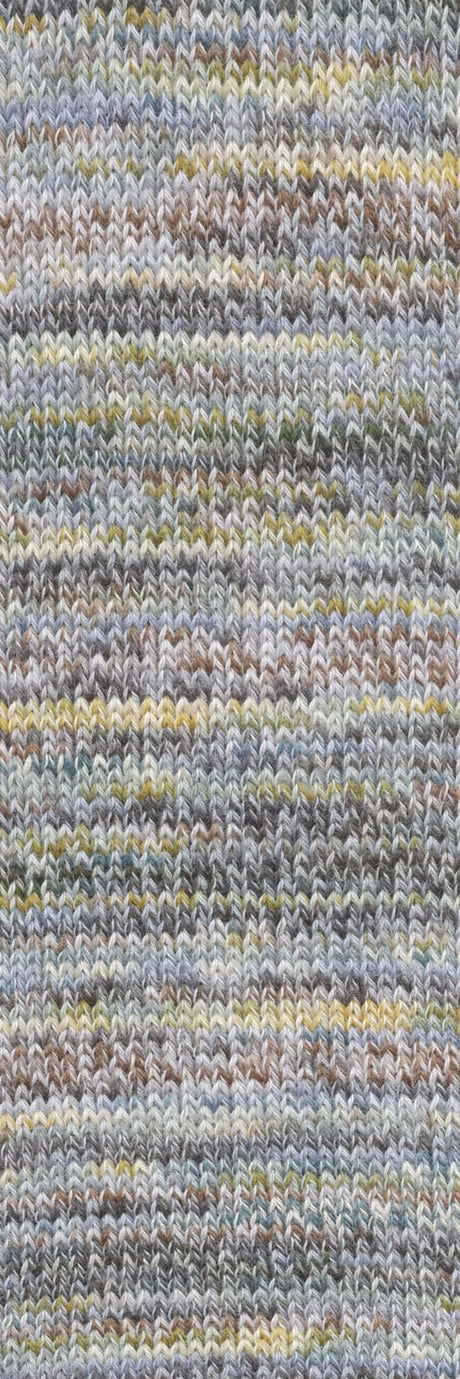 Lang Yarns Footprints – 100g / 400m – Blue/Green (0001) – detail