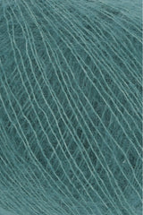 Lang Yarns Mohair 21 Yarn, 375m / 25g – Atlantic (0074), yarn texture
