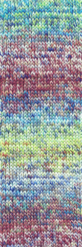 Lang Yarns Move 4-ply – 100g / 400m – Turquoise/Bordeaux/Sage/Green (0022) – detail