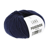 Lang Yarns Poseidon yarn, Blue Marine, colour 0035, ball photograph