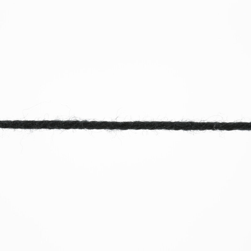 Lang Yarns Baby Cotton – 50g / 180m – Black (0004) – yarn texture