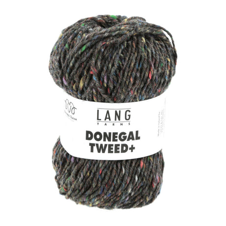 Lang Yarns Donegal Tweed+ Yarn, 105m / 50g – Grey (0024)