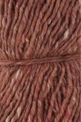 Lang Yarns Donegal Tweed+ Yarn, 105m / 50g – Rust (0087), yarn texture