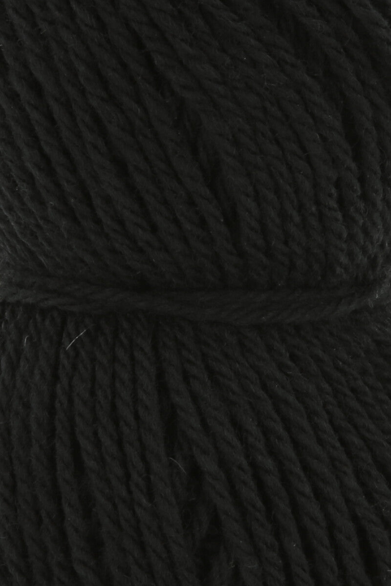 Lang Yarns Donegal Woolen Spun Yarn, 105m / 50g – Black (0004), yarn texture