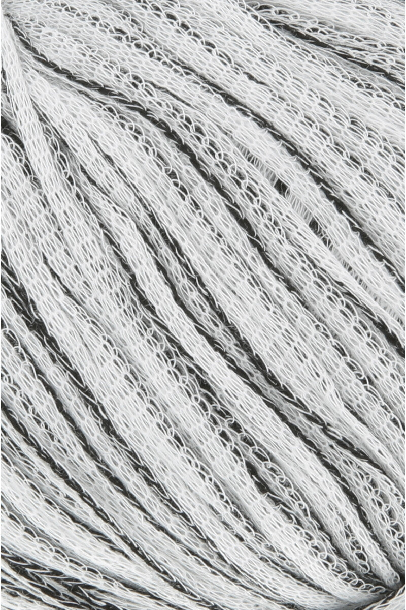 Lang Yarns Duett – 50g / 140m – White/Black (0002) – detail