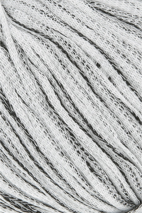 Lang Yarns Duett – 50g / 140m – White/Black (0002) – detail