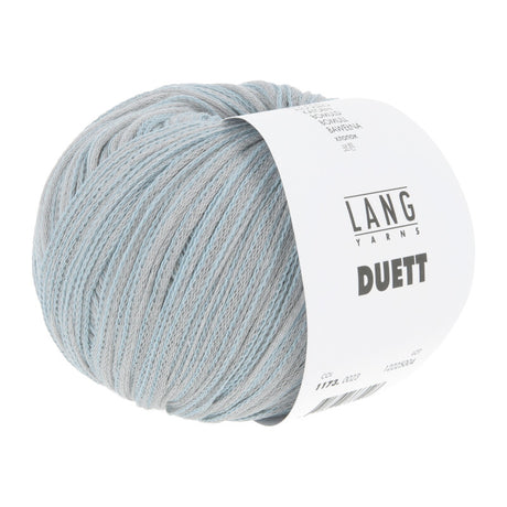 Lang Yarns Duett – 50g / 140m – Silver/Light Blue (0023)