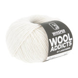 Lang Yarns Whisper – 50g / 125m – White (0001)