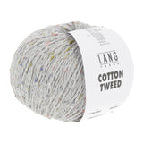 Lang Yarns Cotton Tweed – 50g / 130m – Light Grey (0003)