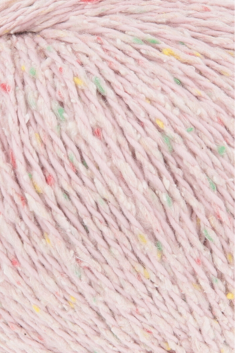 Lang Yarns Cotton Tweed – 50g / 130m – Rose (0009) – detail