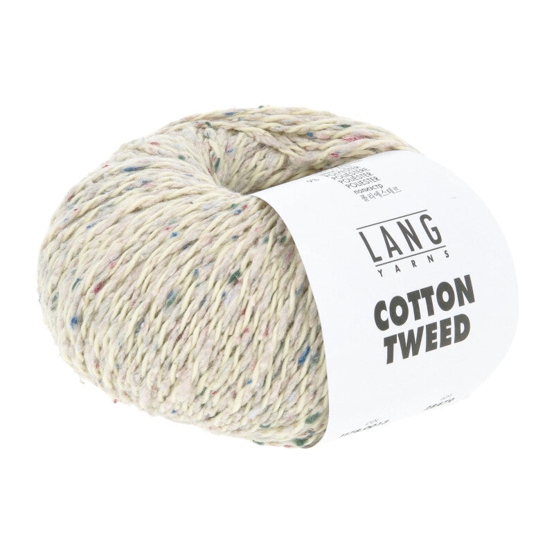 Lang Yarns Cotton Tweed – 50g / 130m – Baby Yellow (0013)