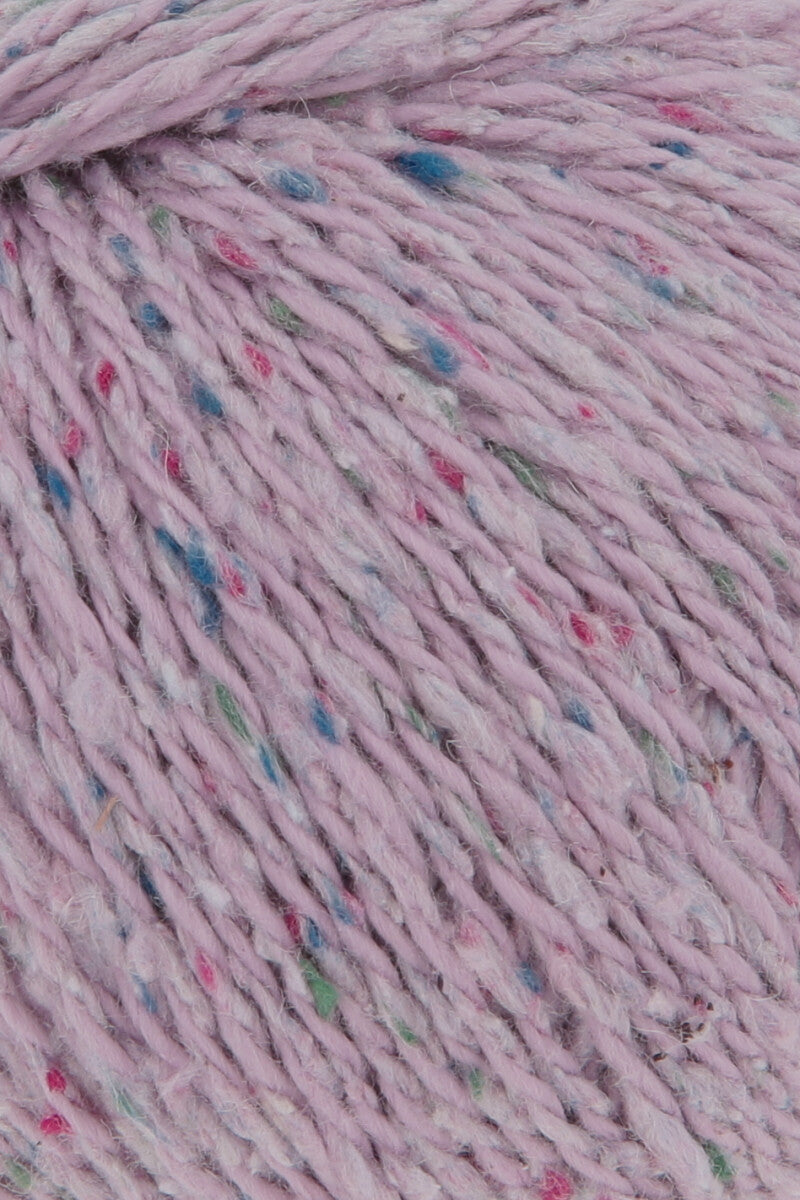 Lang Yarns Cotton Tweed – 50g / 130m – Dusty Pink (0048) – detail