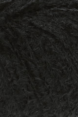 Lang Yarns Velvet – 50g / 170m – Black (0004) – detail