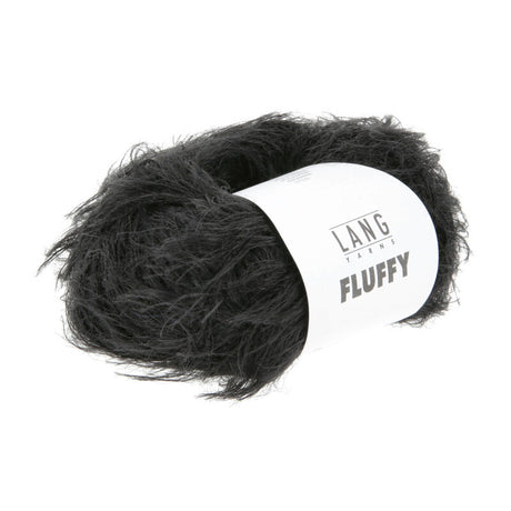 Lang Yarns Fluffy – 50g / 205m – Black (0004)