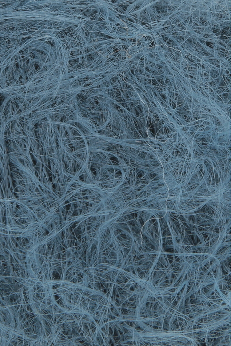 Lang Yarns Fluffy – 50g / 205m – Steel Blue (0010) – detail