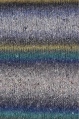 Lang Yarns Galaxy – 50g / 240m – Grey/Blue/Yellow (0004) – detail