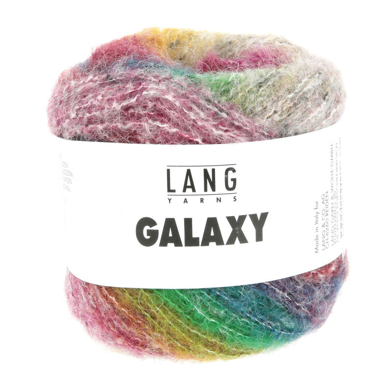Lang Yarns Galaxy – 50g / 240m – Pink/Orange/Green (0005)