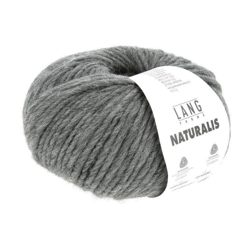 Lang Yarns Naturalis – 50g / 90m – Grey (0024)
