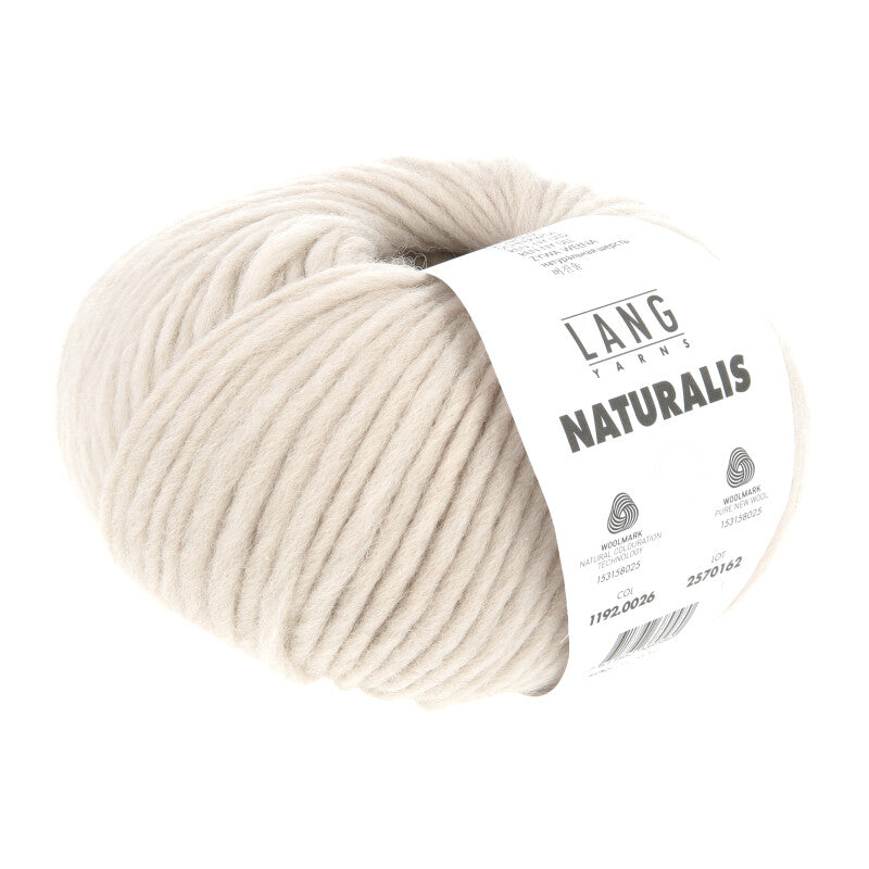 Lang Yarns Naturalis – 50g / 90m – Beige (0026)