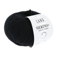 Lang Yarns Merino+ – 50g / 90m – Black (0004)