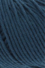 Lang Yarns Merino+ – 50g / 90m – Steel Blue (0133) – detail