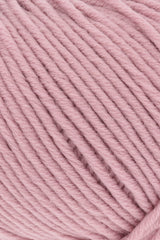 Lang Yarns Merino+ – 50g / 90m – Rosé (0219) – detail