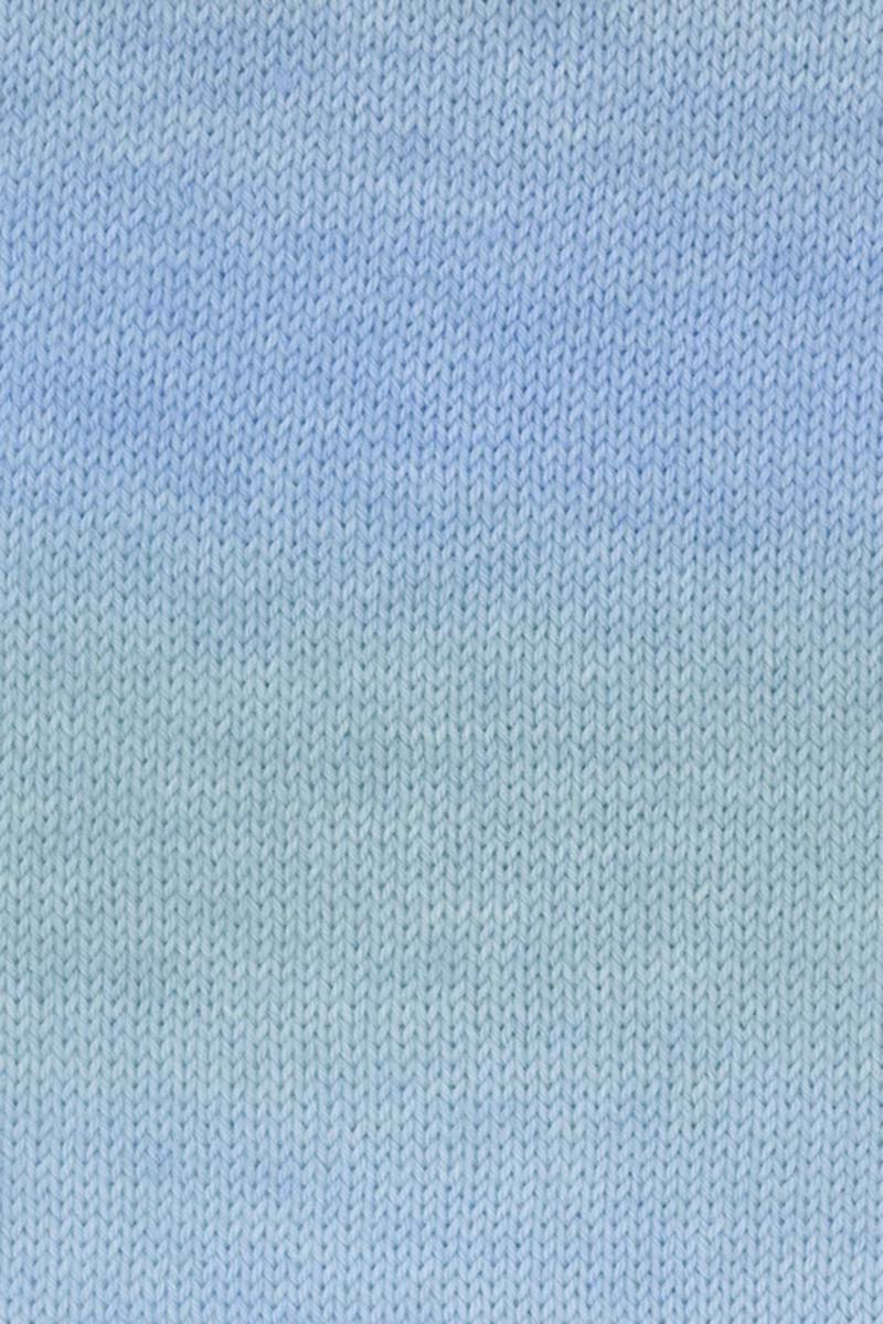 Lang Yarns Merino 200 Bébé Color Yarn, 203m / 50g – Azure (0421), yarn texture