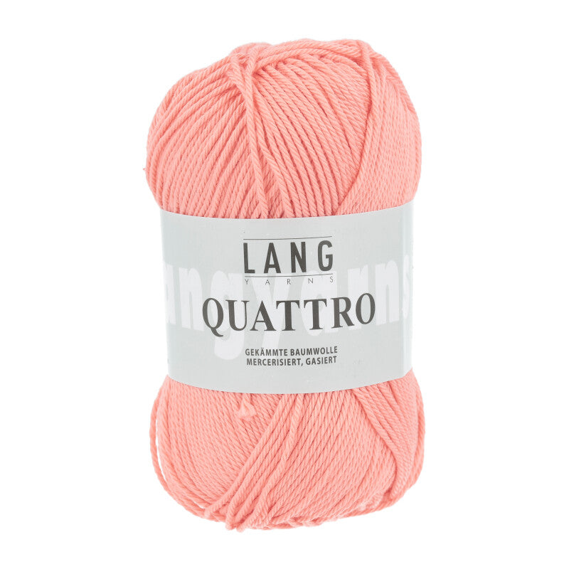 Lang Yarns Quattro – 50g / 120m – Coral (0029)