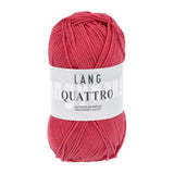 Lang Yarns Quattro – 50g / 120m – Red (0060)