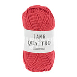 Lang Yarns Quattro – 50g / 120m – Tomato (0061)