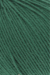 Lang Yarns Merino 150 Yarn, 150m / 50g – Green (0017), yarn texture