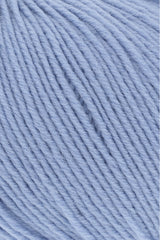 Lang Yarns Merino 150 Yarn, 150m / 50g – Light Jeans (0033), yarn texture