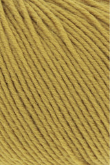 Lang Yarns Merino 150 Yarn, 150m / 50g – Gold (0050), yarn texture