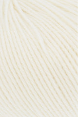 Lang Yarns Merino 150 Yarn, 150m / 50g – Offwhite (0094), yarn texture