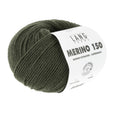 Lang Yarns Merino 150 Yarn, 150m / 50g – Dark Olive (0198)