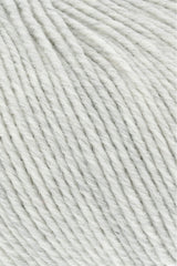 Lang Yarns Merino 150 Yarn, 150m / 50g – Light Grey Mélange (0223), yarn texture
