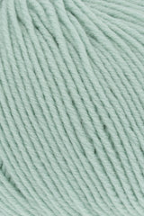 Lang Yarns Merino 150 Yarn, 150m / 50g – Pistache (0258), yarn texture