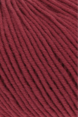 Lang Yarns Merino 120 Yarn, 120m / 50g – Chianti (0087), yarn texture
