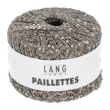 Lang Yarns Paillettes – 25g / 112m – Grey/Gold (0003)